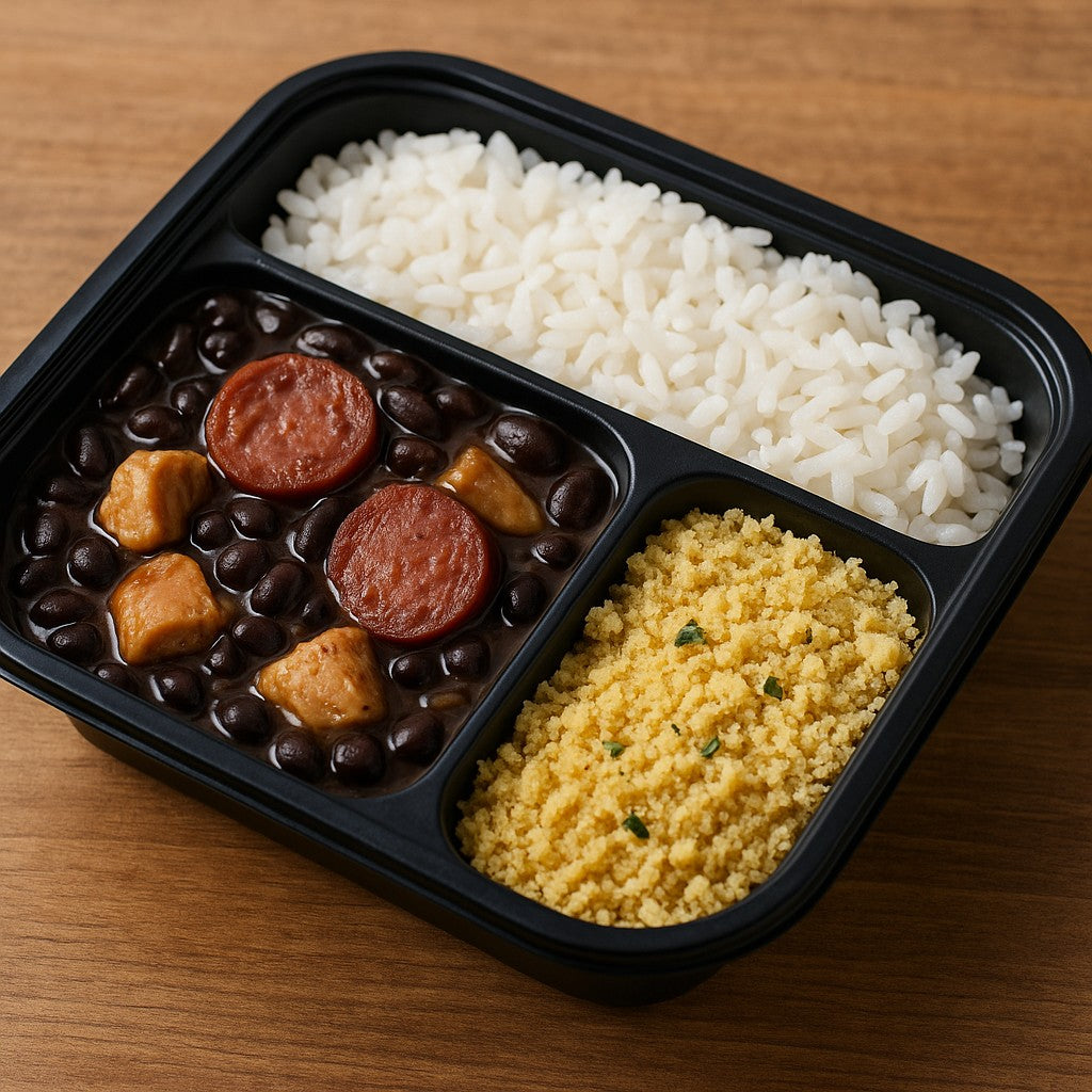 Light Feijoada with Rice & Farofa / Feijoada Light com Arroz e Farofa