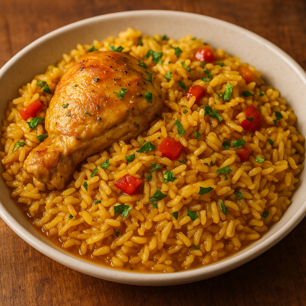 Classic Galinhada (One‑Pot Chicken & Rice) / Galinhada Clássica